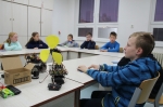 Stedn prmyslov kola v Klatovech pedstavila dtem tma Robotika (14.11.2018)